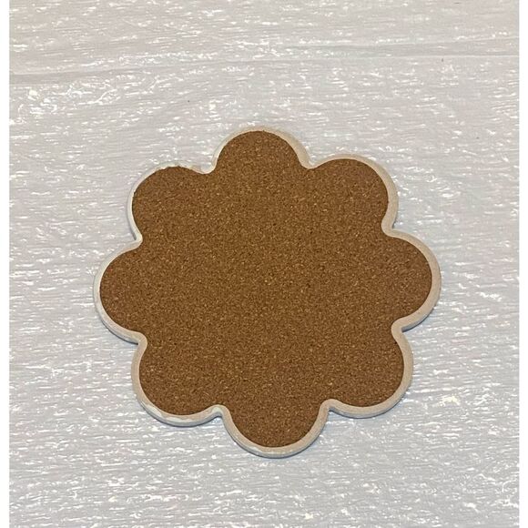 Bundle of 4 Set Ceramic Non-Slip Absorbent Coaster Mandala Pattern - Picture 5 of 6